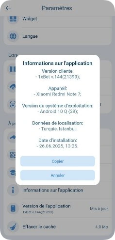 Fonctionnalités de 1XBet APK Maroc pour téléphone