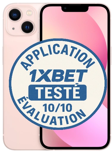 Application 1xbet sur iPhone 13 mini