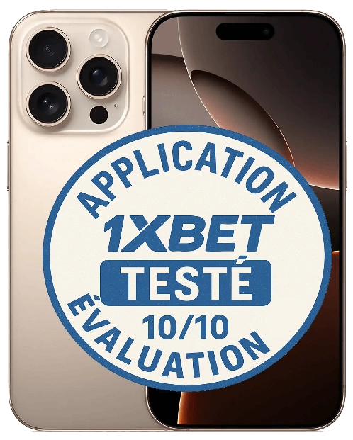 Fonctionnement de l'application 1xbet sur iPhone 16 Pro