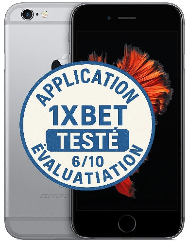 Test de l'application 1xbet sur iPhone 6s