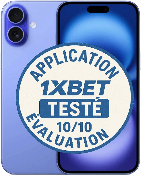 Test du programme 1xbet sur iOS iPhone 16